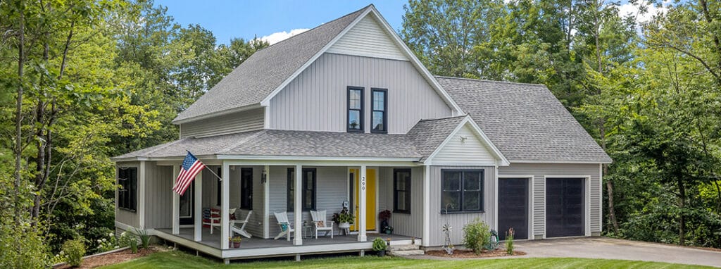 Replacement windows in modern home