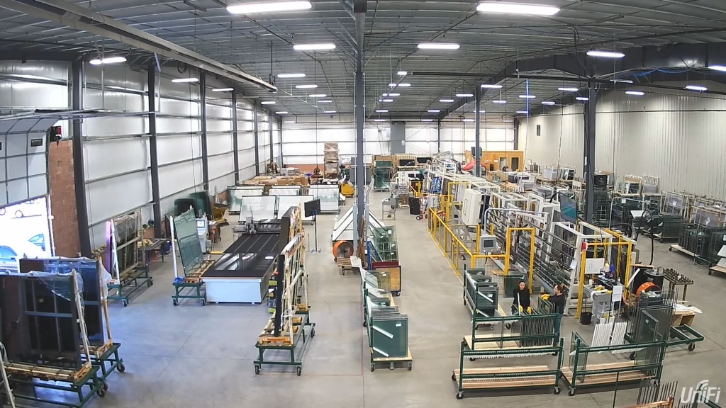 Insulated glass warehouse