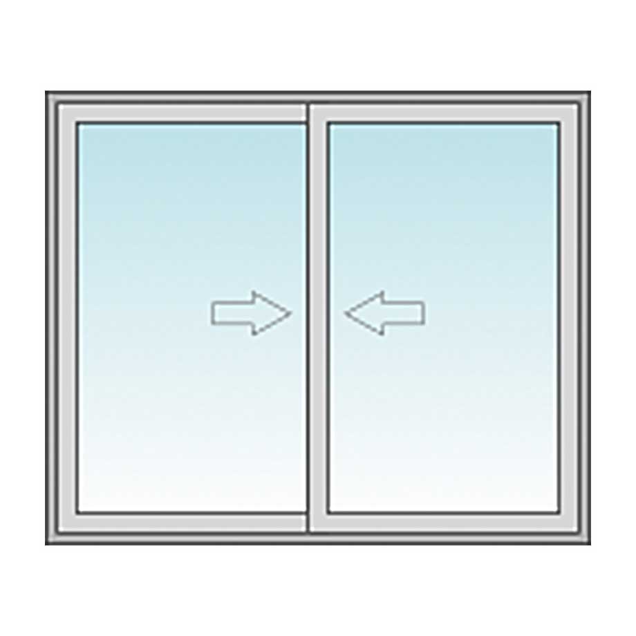 slider door line drawing