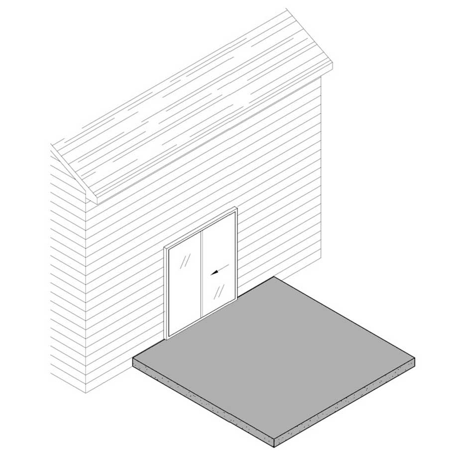 CEMENT FOOTER SLAB